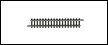 MINITRIX Rail droit longueur 76,3mm Rails et aiguillages