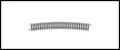 MINITRIX Rail courbe R6 15°  rayon 526,2mm Track and track accessories