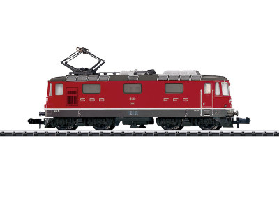 MINITRIX electric locomotive Re 4/4 II red SBB-CFF period IV (digital sound DCC ) Locomotives and railcars