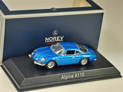 NOREV Alpine A 110 1600S 1973 bleu Alpine avec logo latéral Diecast models