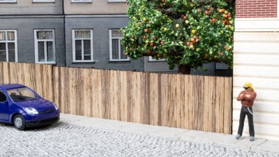 NOCH murs en planche , palissade (longueur 37,2cm hauteur 2,4cm) (laser cut) Decorations and landscapes