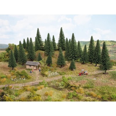 NOCH sachet de 25 sapins à piquer (3,5 a 9cm) Accessoires