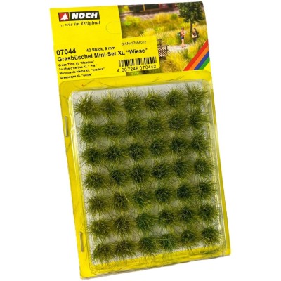 NOCH Grass tufts XL meadow (9mm hight / 42 pieces) Decorations and landscapes