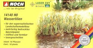 NOCH water lilles (Kit laser cut) HO scale