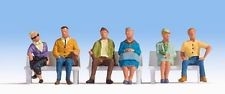 sitting people HO scale