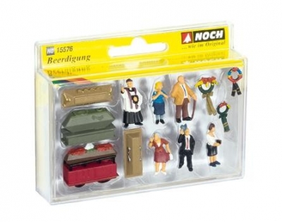NOCH Funeral accessories  and figures Trains