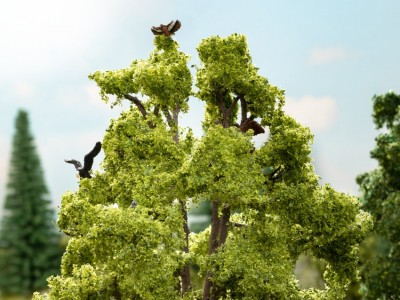 NOCH Arbre avec oiseaux et sons de chants d'oiseaux (18,5cm haut) Maquettes et figurines plastiques