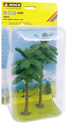 NOCH set de 2 palmiers (15 et 19cm) Accessoires