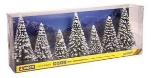 NOCH set de sapins enneigés (7 pièces) Decors et diorama