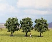 NOCH arbres fruitiers verts (3 pièces) haut 4,5cm Maquettes et Decors