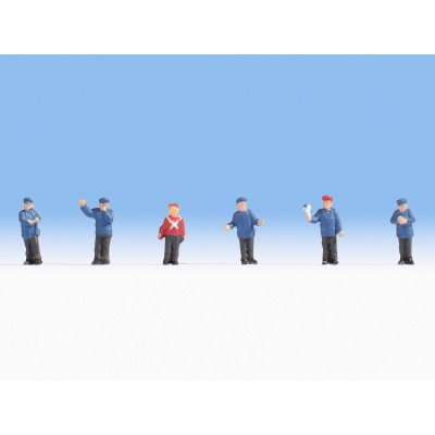 NOCH figurines echelle Z (1/220) personnel des chemins de fer Decors et diorama