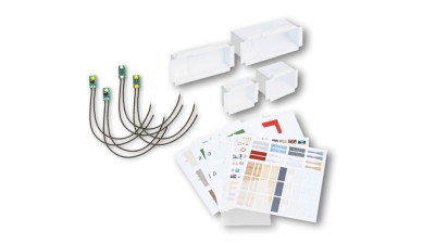 NOCH set d'éclairages intérieurs de bâtiments (à assembler et positionner dans les bâtiments ) (avec leds) Kits and landscapes