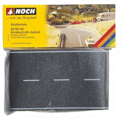 NOCH federal road asphalt 1m long 80mm large Decorations and landscapes