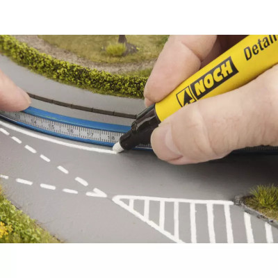 NOCH set of 6 details markers (black/white/silver/yellow/red/brown) Kits and landscapes