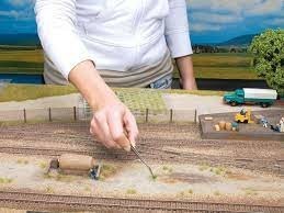 NOCH set de touffes d'herbes XL fleuries Decors et diorama