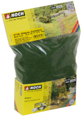 NOCH sachet de flocage herbes sauvages   haut =6mm vert foncé (50g) Decors et diorama