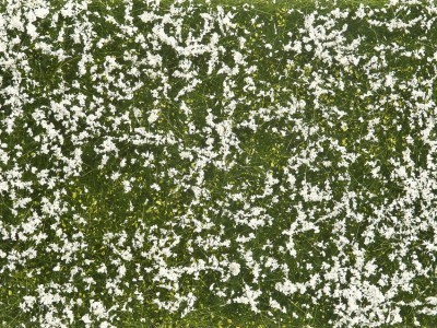 NOCH feuille de foliage couverture végétale (12x 18cm) pré fleurs blanches Accessories