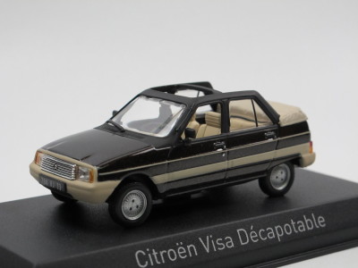 NOREV Citroen Visa décapotable 1984 marron vison Véhicules miniatures