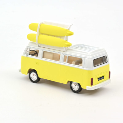 NOREV VW Combi T2b camper van 1973 jaune (jet-car) Les miniatures pour jouer