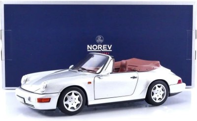 NOREV Porsche 911 Carrera 2 cabriolet 1990 silver Diecast models