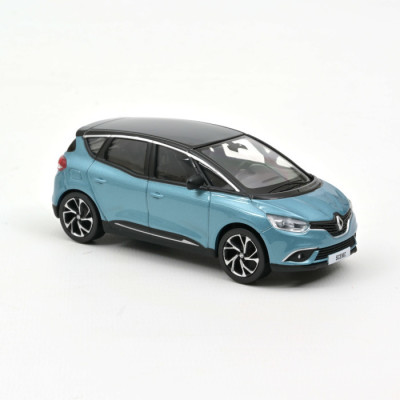 NOREV Renault scénic 2018 Celeste Blue and black Voitures