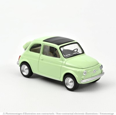 NOREV Fiat 500F 1965 vert clair (jet-car) Véhicules miniatures