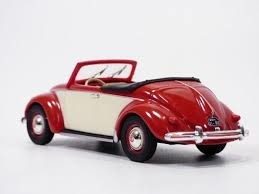 NOREV VW Hebmüller 1949 Rouge et crème Véhicules miniatures