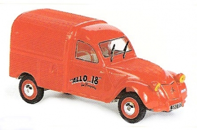 NOREV Citroen camionette 2CV pompiers de Dijon Véhicules miniatures