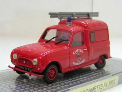 NOREV Renault 4 Fourgonnette F4 1965 Fire engine
