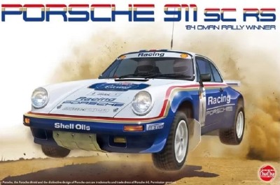 NUNU MODELS   plastic kit Porsche 911 SC RS 1984 Oman rally Winner (cement and paints not included) Kits and plastic figures
