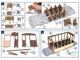 OCCRE maquette en bois à construire tramway SOLLER (colle , peintures et vernis non inclus) Wooden kits