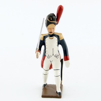 CBG figurine en plomb officier des grenadiers de la garde pied gauche en avant (1er empire) Military