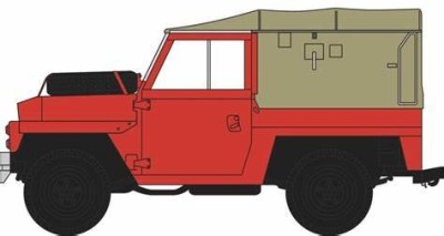 OXFORD diecast car LAND-ROVER LIGHTWEIGHT Red News