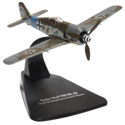 OXFORD avion en métal FOCKE WULF 190A 15/JG54 Capitaine Rudolf Klemm 1940 1945 Véhicules miniatures