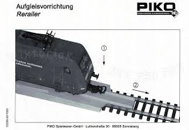 PIKO rampe de mise sur voie HO scale