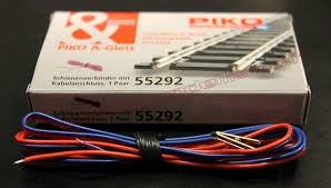 PIKO Boite d'éclisses d'alimentation avec fils Trains