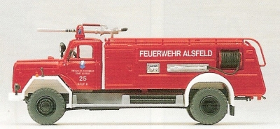 PREISER Kit Camion lance grande puissance GTLF6/24 Magirus F200 D16A Pompiers