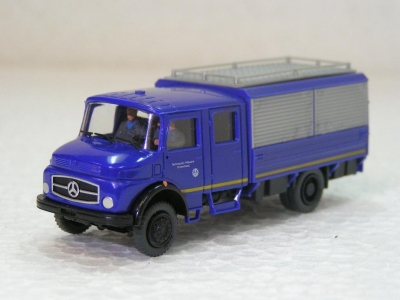 PREISER Mercedes Benz LA 1113 B/42 fourgon d'outillages THW Véhicules miniatures