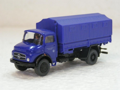 PREISER Mercedes Benz LA 1113 B/42 camion baché THW Diecast models