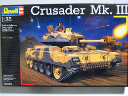 REVELL plastic kit of tank Crusader MK.III (cement and paints not included) Kits and plastic figures