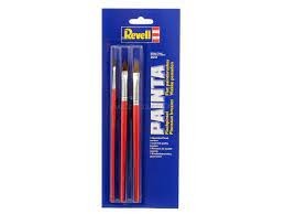 REVELL 3 assorted quality brushes 2/6/10 Paints, glues and accessories