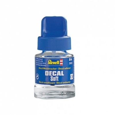 REVELL flacon de produit assouplisseur de décalques (30ml) pour faciliter la pose de décalcomanies sur des surfaces non planes Peintures, colles et accessoires