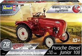 REVELL easy click system maquette simple a encliqueter tracteur Porsche diesel junior 108 (dès 10ans) Maquettes et Decors