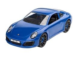 REVELL Junior Kit simple à monter et démonter PORSCHE 911 CARRERA S  avec piéces mobiles et accessoires lumières et son Maquettes et figurines plastiques