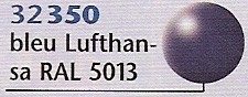 REVELL 350 bleu Lufthansa EMAILCOLOR (glycéro) Peintures, colles et accessoires