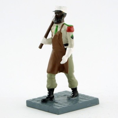 CBG MH légionnaire sapeur avec hache (Africain) Figurines Plombs