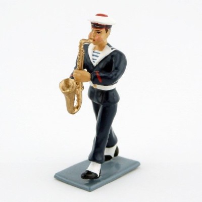 CBG MIGNOT figurine BAGAD de LANN- BIHOUE (tenue bleue) Saxophone Military