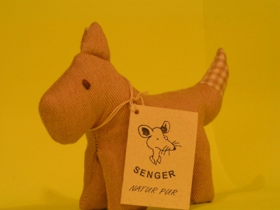 SENGER Dog pure and natural for babies (17cm) Cuddly Toys