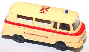 SES Barkas B1000 minibus ambulance 
