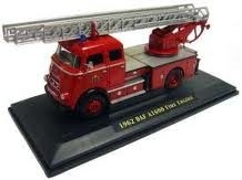 SIGNATURE echelle DAF A1600 1962 Pompiers